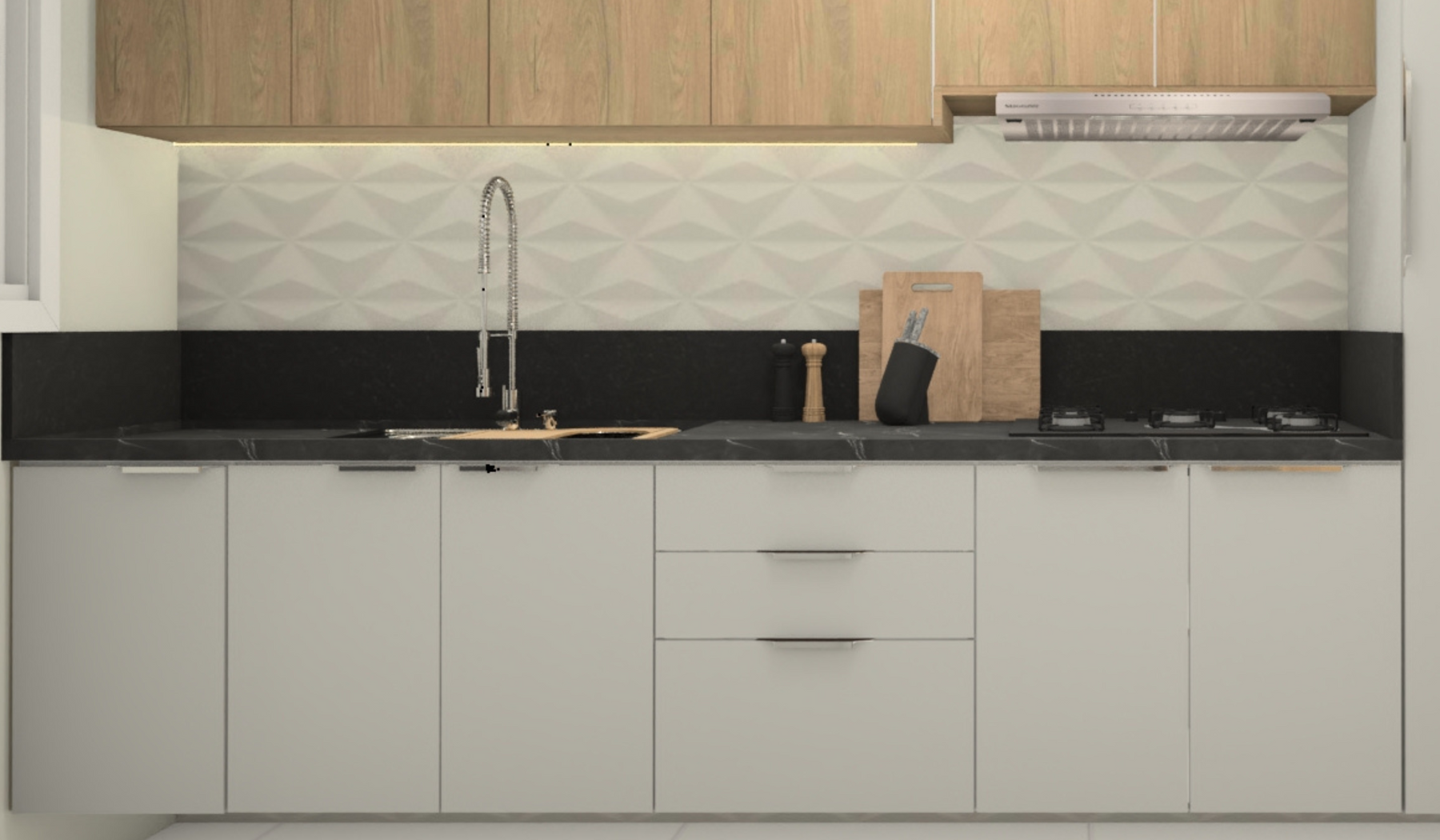 Cozinha planejada contemporânea